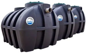 DELFIN MAX serijos požeminės nuotekų kaupimo talpos – 3000, 5000 ir 8000 l
